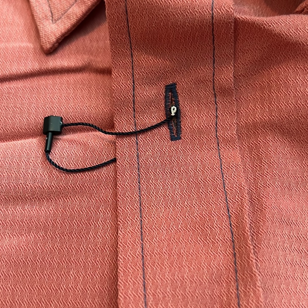 Salmon Button-Up 🖤 - Picture 3 of 6